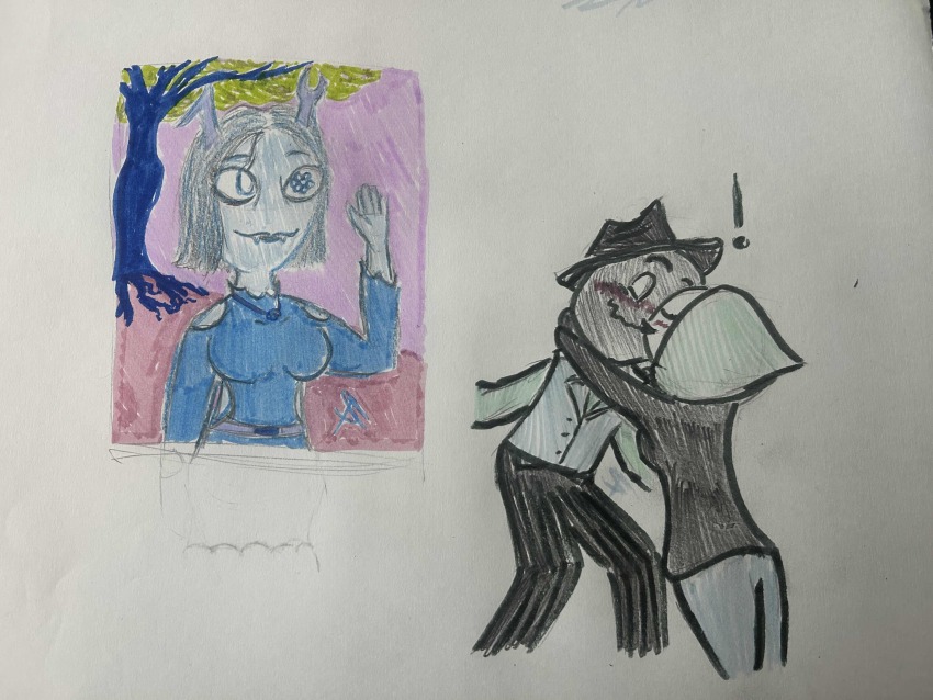 ! 2025 aranea_serket back_angle blush dancestors dream_bubble dream_ghost fashion formal fullres hug kiss ms_paint paint_it_black redrom scoundrellyfeline shipping spades_slick starter_outfit sufferer_necklace trees