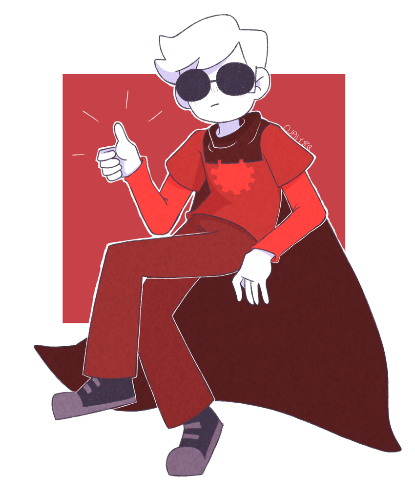dave_strider godtier knight ojaiyart solo thumbs_up time_aspect