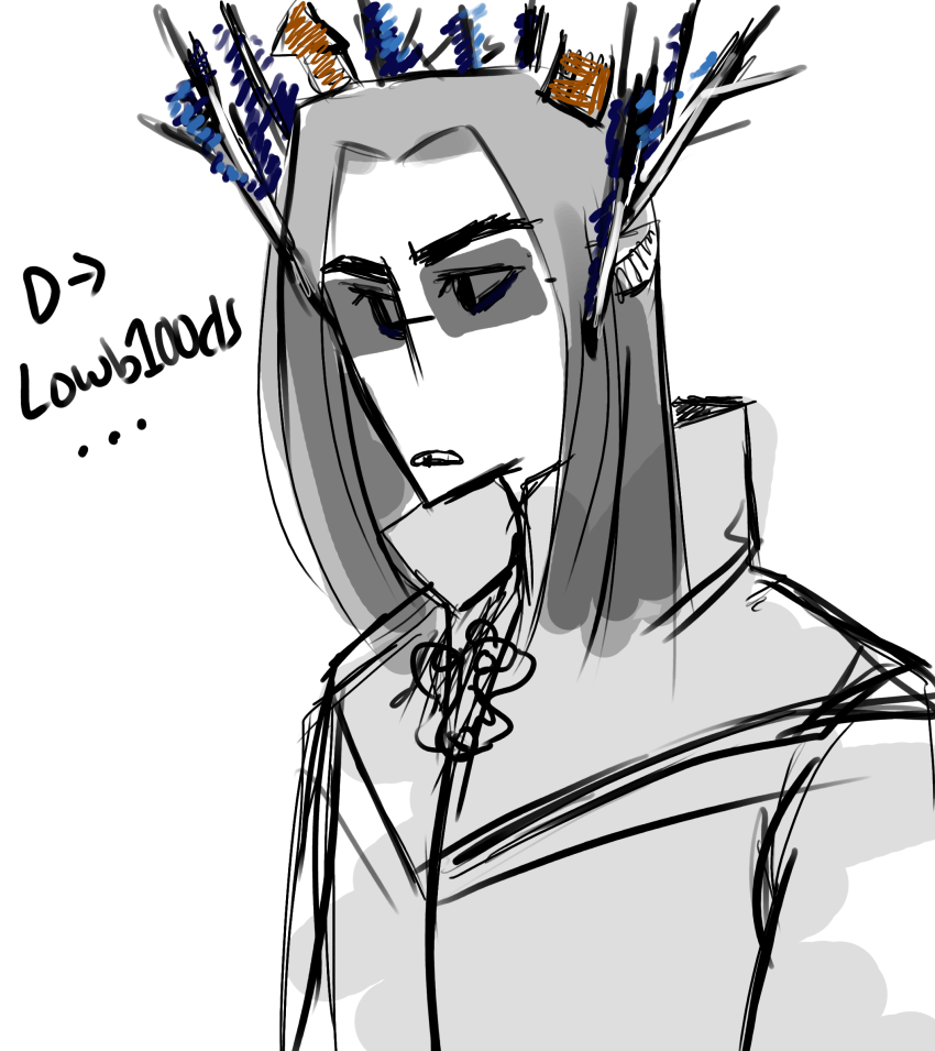 crossover equius_zahhak flower_crown flowers lord_of_the_rings solo tolkien trompehue