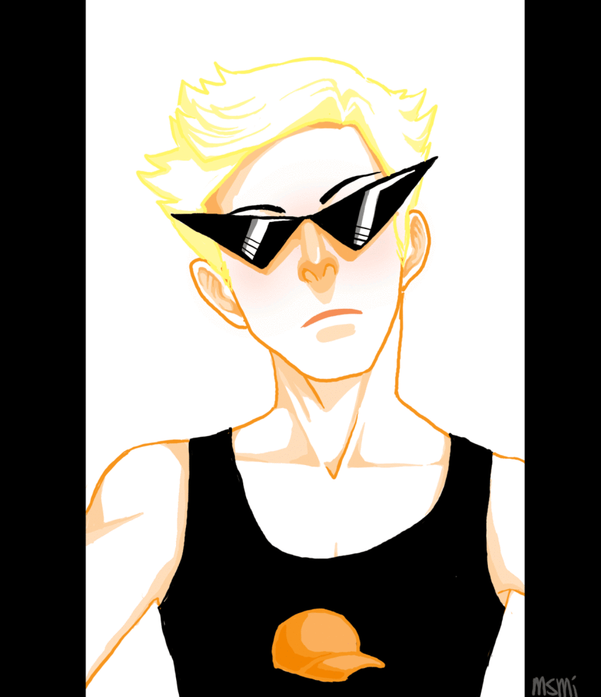 animated christine dirk_strider solo starter_outfit strong_tanktop