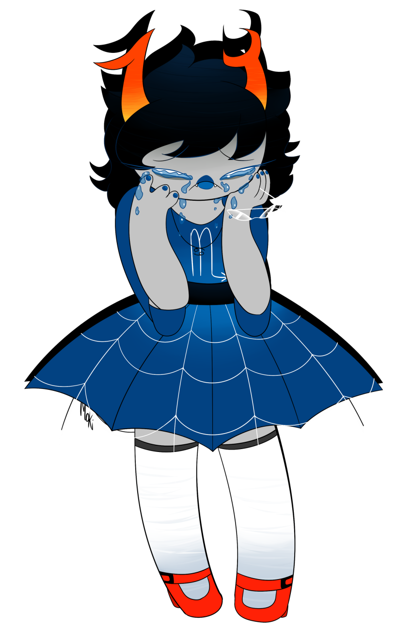 2016 aranea_serket crying dancestors dream_ghost fullres le-moki no_glasses solo starter_outfit sufferer_necklace