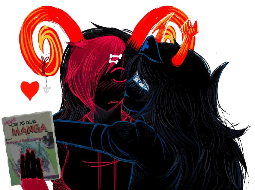 2025 ancestors aracndsgrip beforus_ancestors blindfold blush fullres heart how_to_draw_manga_book lamplady_swansong near_kiss redrom ship_name_needed shipping silhouette skulls starter_outfit the_rankmaid web