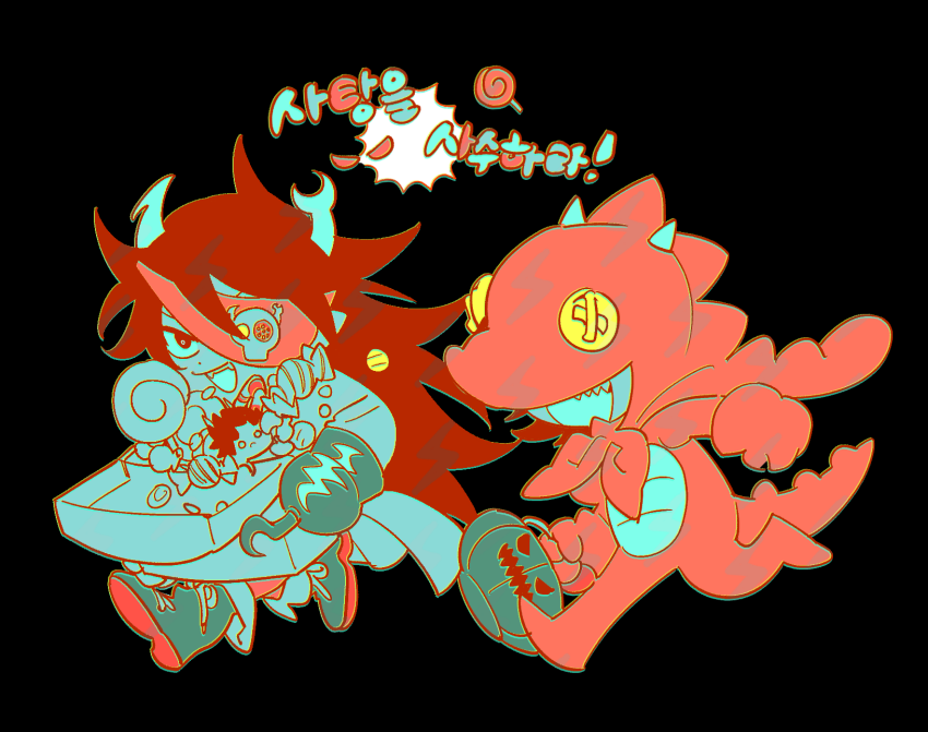 116fdnht 2021 animals fullres grubs halloweenstuck kigurumi language:korean limited_palette pumpkin scourge_sisters terezi_pyrope text vriska_serket