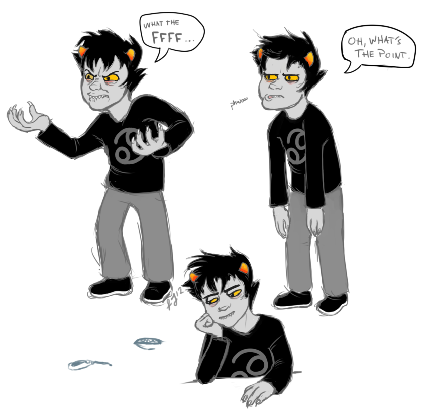 2012 karkat_vantas solo text word_balloon zynwolf