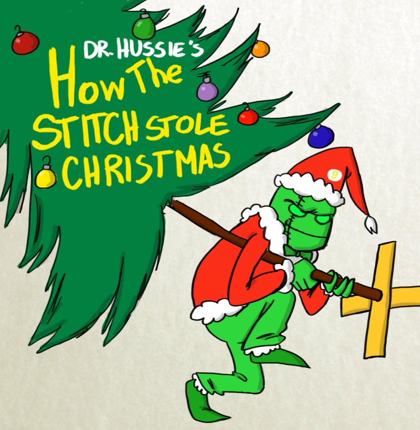 dr_seuss felt holidaystuck how_the_grinch_stole_christmas parody scribblestuck-tata solo stitch