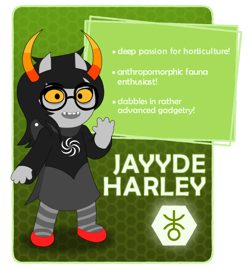 dogtier godtier hiveswap jade's_trollsona jade_harley lesbianjadeharley solo space_aspect text transparent trollified witch zodiac_symbol