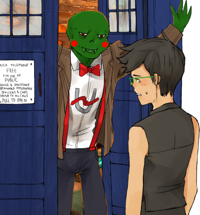 2013 back_angle caliborn cosplay cremena crossover doctor_who fullres jake_english mound_raider_getup sweat text