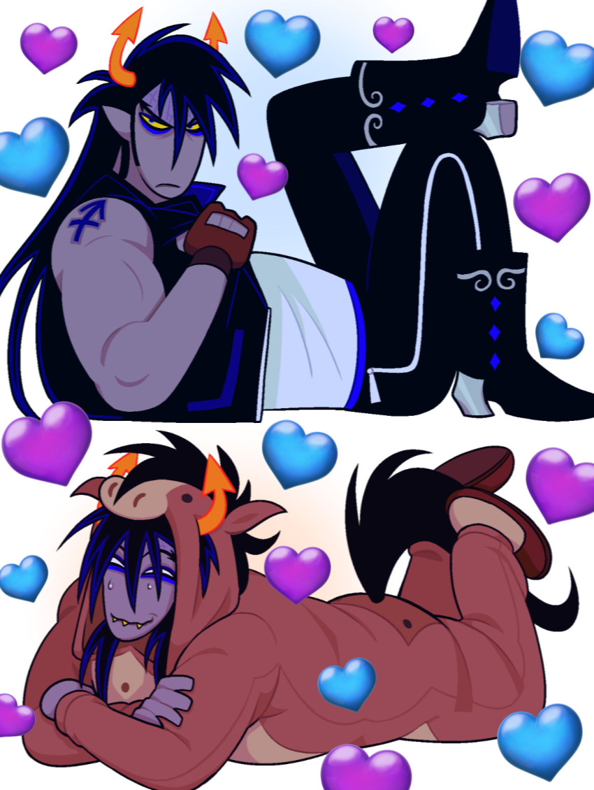 2024 body_modification casual dancestors dream_ghost fashion fullres heart highlight_color homepic6 horuss_zahhak kigurumi lying no_glasses no_hat on_stomach sweat zodiac_symbol