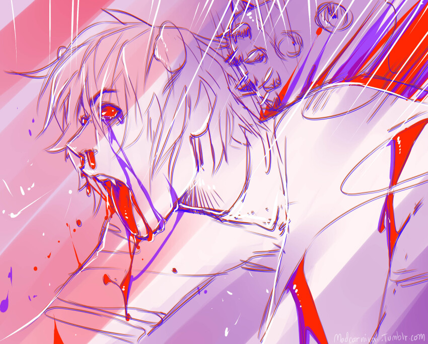 2013 blood crying dancestors fullres highlight_color kankri_vantas madcarnival monochrome ohgodwhat solo strife weapon