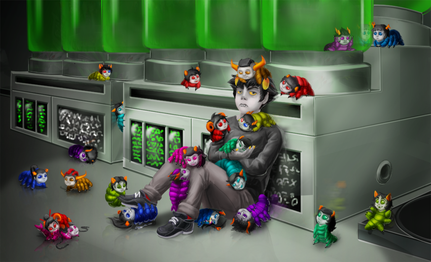 2013 alternians amporas aradia_megido aranea_serket beforans captors cronus_ampora crying damara_megido dancestors dexteri ectobiology ectobiology_apparatus equius_zahhak eridan_ampora feferi_peixes fullres gamzee_makara grubs horuss_zahhak kanaya_maryam kankri_vantas karkat_vantas kurloz_makara latula_pyrope leijons makaras maryams meenah_peixes megidos meulin_leijon mituna_captor multiple_personas music_note nepeta_leijon nitrams no_glasses no_hat peixeses porrim_maryam pyropes rufioh_nitram serkets sitting sollux_captor starter_outfit tavros_nitram terezi_pyrope vantases vriska_serket zahhaks