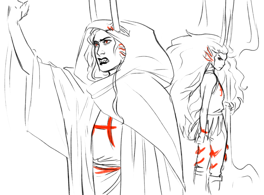 2015 aei-sb ancestors au bloodswap fullres grayscale her_imperious_condescension highlight_color no_glasses solo trident