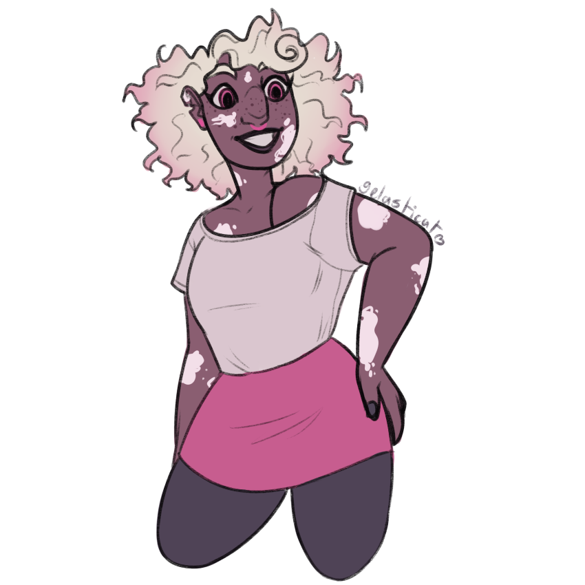 alternate_hair body_modification freckles gelasticat roxy_lalonde solo starter_outfit