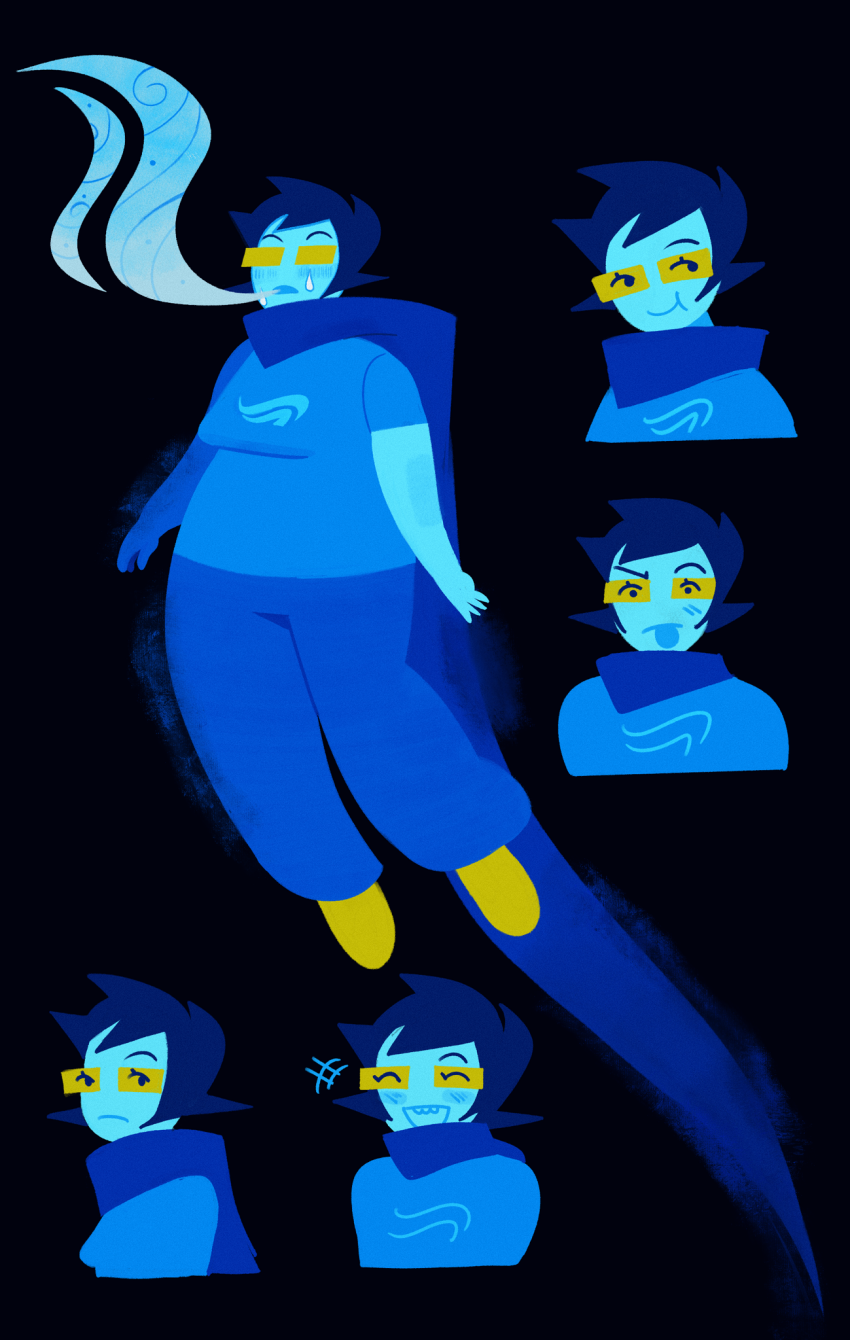 2025 art_dump aspect_powers blush breath_aspect chubstuck fullres godtier heir horrorjerk john_egbert june_egbert midair solo transtuck