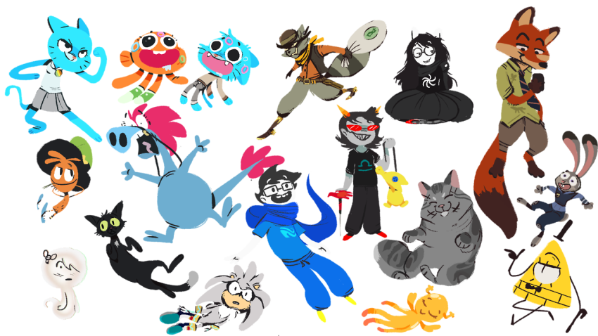 art_dump askwatersee breath_aspect cats disney dogtier dragon_cane godtier gravity_falls heir jade_harley john_egbert lemonsnout noose scalemates sly_cooper sonic_the_hedgehog space_aspect terezi_pyrope the_amazing_world_of_gumball transparent wander_over_yonder warriors witch zootopia