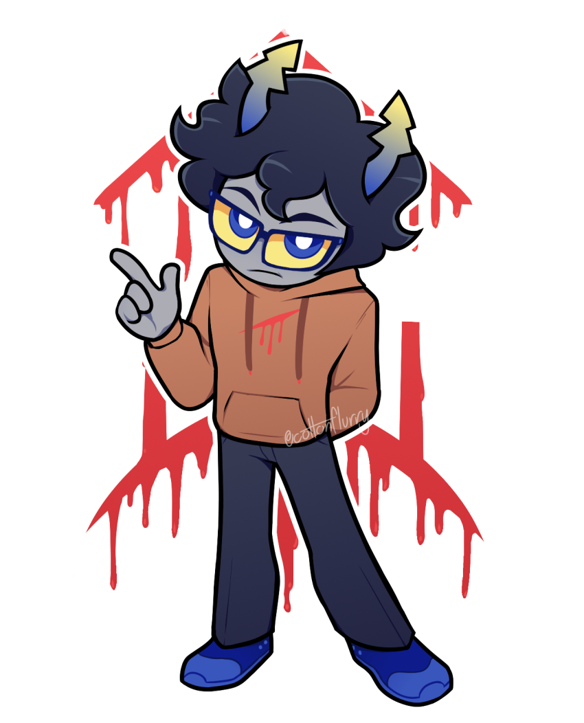 2023 aspect_hoodie blood blood_aspect cottonflurry galekh_xigisi hiveswap solo transparent