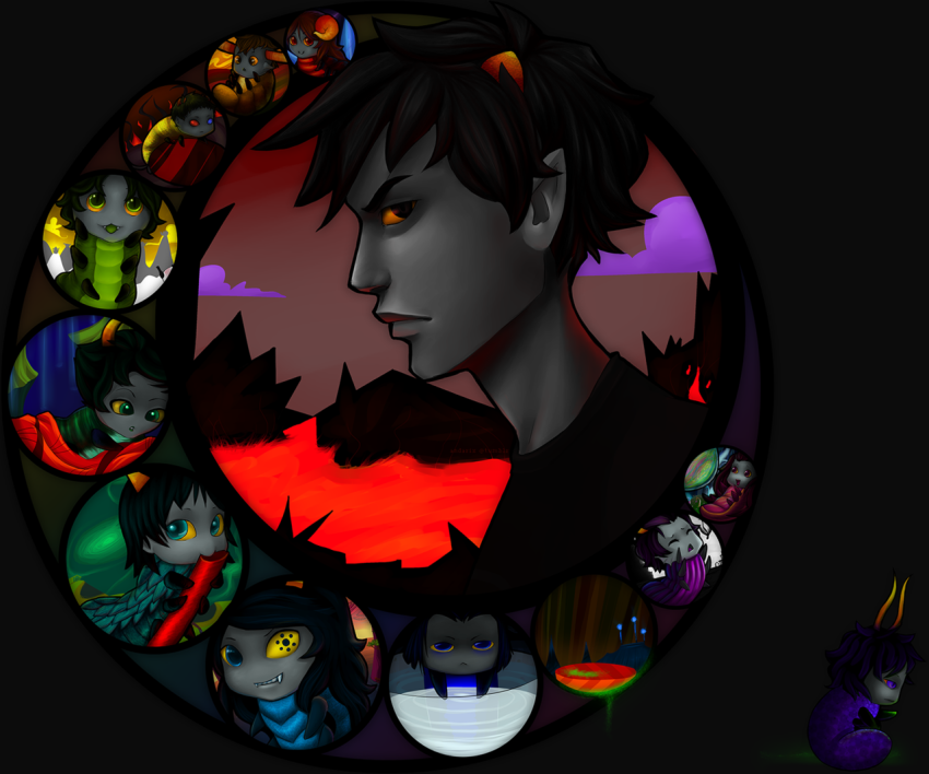 alternians andarix aradia_megido artist_collaboration chalk equius_zahhak eridan_ampora feferi_peixes gamzee_makara grubs junglebee kanaya_maryam karkat_vantas land_of_brains_and_fire land_of_caves_and_silence land_of_dew_and_glass land_of_little_cubes_and_tea land_of_maps_and_treasure land_of_pulse_and_haze land_of_quartz_and_melody land_of_rays_and_frogs land_of_sand_and_zephyr land_of_tents_and_mirth land_of_thought_and_flow land_of_wrath_and_angels milk nepeta_leijon profile sollux_captor sopor_slime tavros_nitram terezi_pyrope vriska_serket