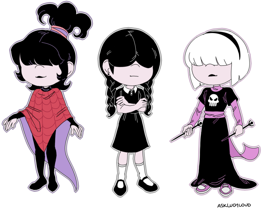 beetlejuice black_squiddle_dress conej0s cosplay crossover rose_lalonde the_addams_family the_loud_house thorns_of_oglogoth transparent