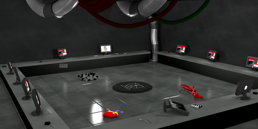 2012 3d computer fangdude fiduspawn fullres horn_pile host_plushie rubber_horn sweet_bro_and_hella_jeff troll_lab trollian unicycle