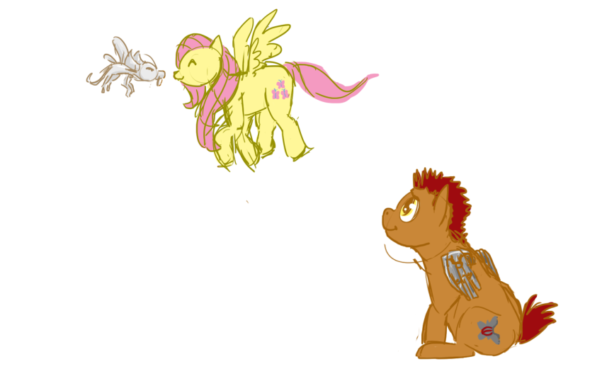 amjam crossover fluttershy lusus my_little_pony ponified shipping tavros_nitram tinkerbull