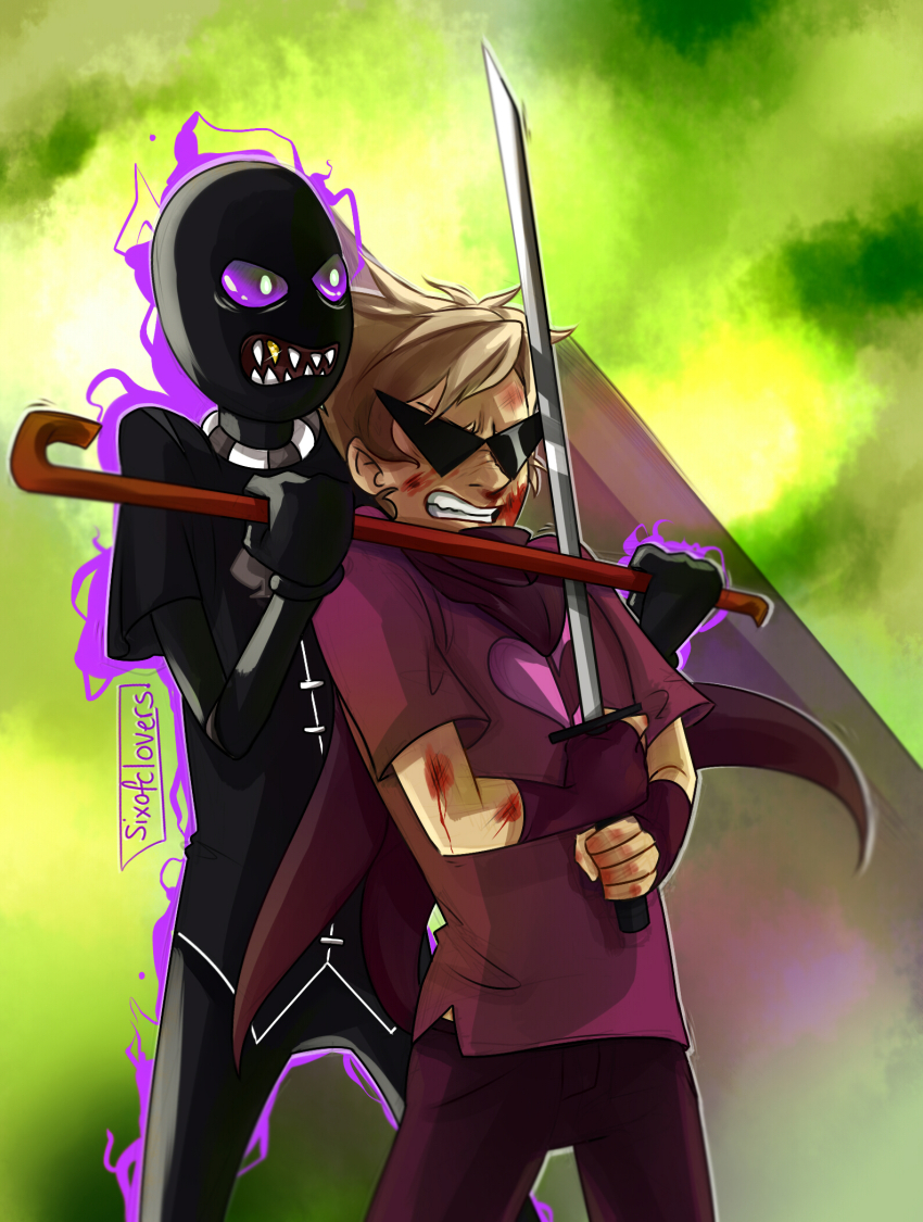 2016 agent_uniform blood dirk_strider fullres godtier heart_aspect jack_noir juju_breaker land_of_tombs_and_krypton panel_redraw prince sixofclovers strife unbreakable_katana union_jack