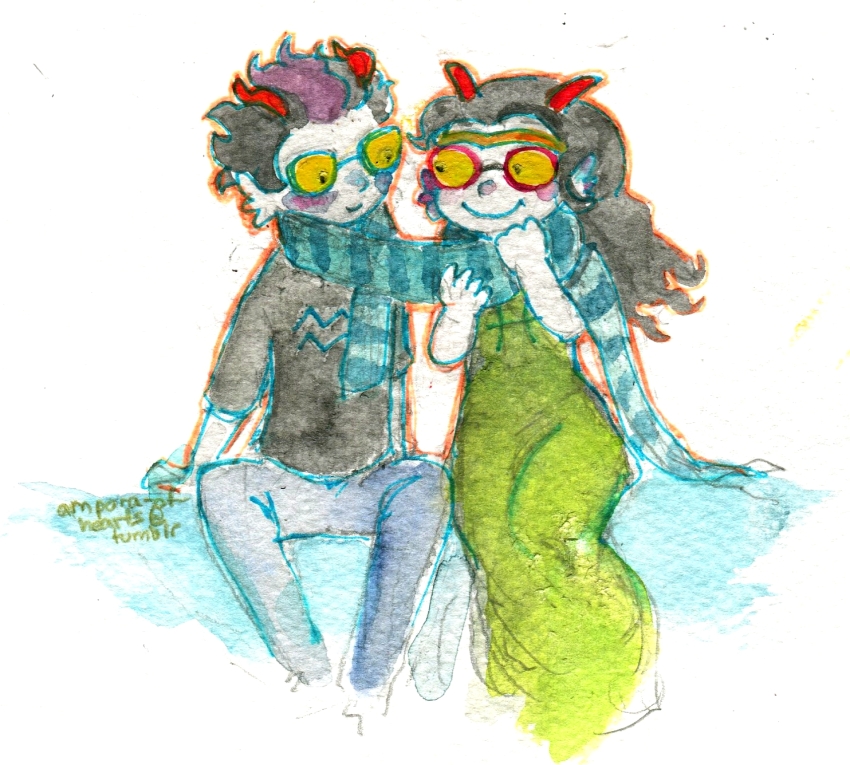 2014 chubsintubs eridan_ampora eriferi feferi_peixes fullres palerom scarf_sharing shipping starter_outfit watercolor zodiac_symbol
