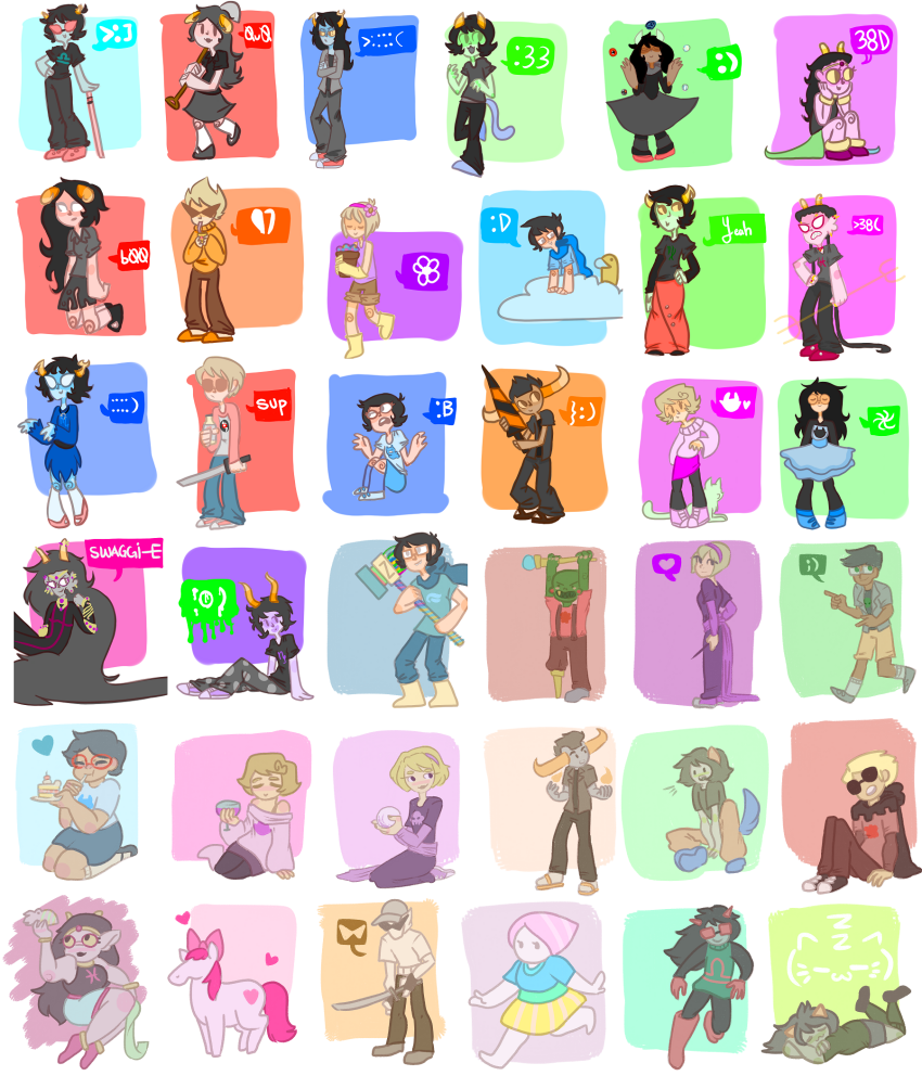 2016 :o) all_kids alpha_kids alyykeavvylo ancestors animals apple_juice aradia_megido aranea_serket arms_crossed artificial_limb battlefield beta_kids beverage black_squiddle_dress blush body_modification breath_aspect bro cake caliborn casual clouds consorts cueball cuttlefish dancestors dave_strider dead_aradia dirk_strider dogtier dragon_cane dream_ghost dress_of_eclectica fashion feferi_peixes fire food fullres gamzee_makara god_cat godtier gold_pointy_jam golden_cuestaff heart heart_aspect heir her_imperious_condescension jade_harley jake_english jane_crocker john_egbert kanaya_maryam katana knight lance land_of_frost_and_frogs land_of_heat_and_clockwork land_of_light_and_rain land_of_wind_and_shade latula_pyrope lying maplehoof meenah_peixes meulin_leijon ms_paint nepeta_leijon no_hat on_stomach red_baseball_tee rose_lalonde roxy_lalonde salamanders sick_fires sitting sleeping soil_perturber space_aspect starter_outfit sufferer_necklace tavros_nitram terezi_pyrope text thorns_of_oglogoth time_aspect unbreakable_katana vriska_serket warhammer_of_zillyhoo witch word_balloon