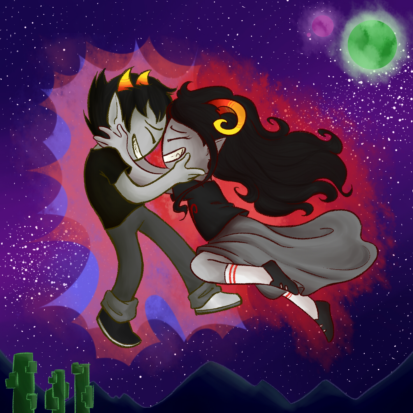MSPA Booru - 2019 2spooky alternia aradia megido fullres green moon ...