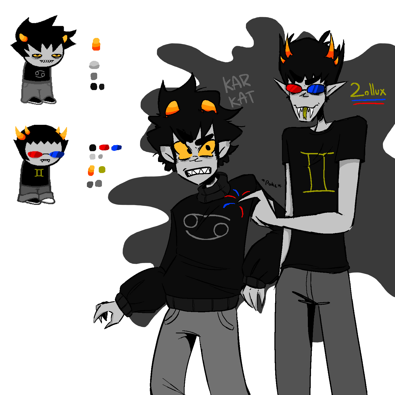 MSPA Booru 2023 alienseeker200 karkat vantas ketchup and mustard