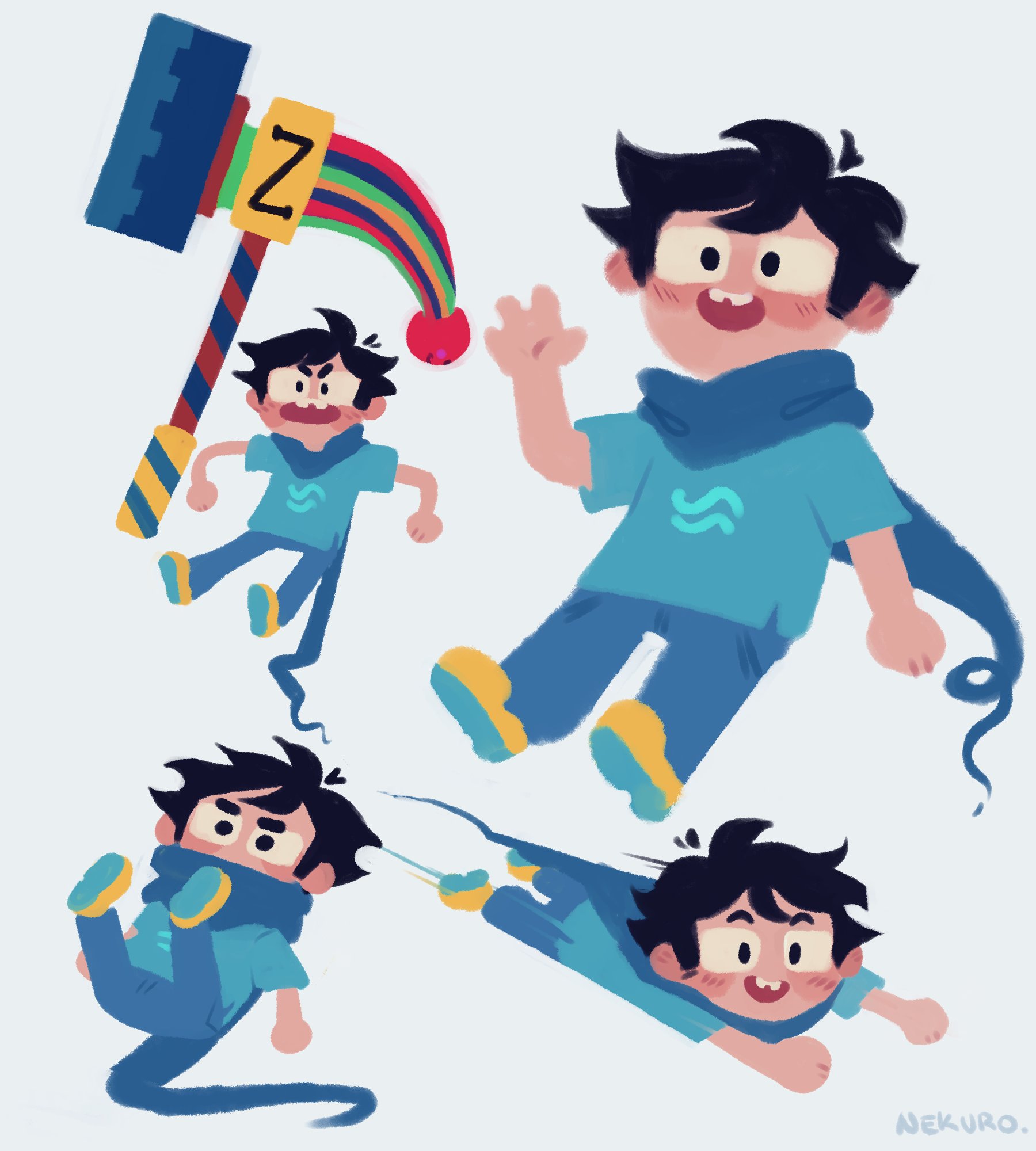 MSPA Booru 2018 Art Dump Breath Aspect Godtier Heir John Egbert mspa-booru-2018-art-dump-breath-aspect-godtier-heir-john-egbert