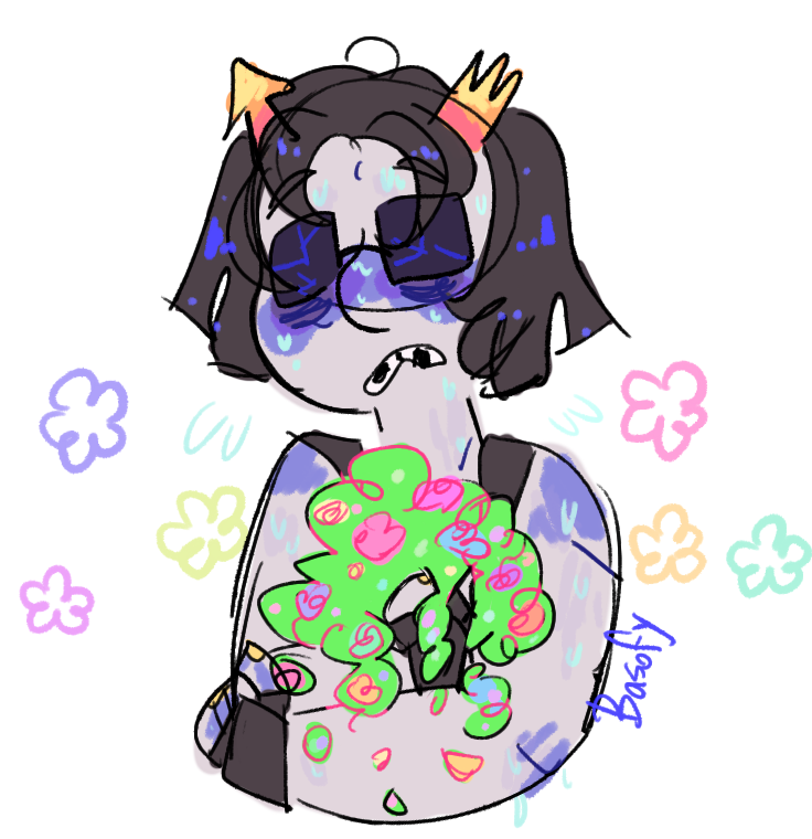 MSPA Booru - 2017 basofy equius zahhak flowers fullres solo sweat | 189907