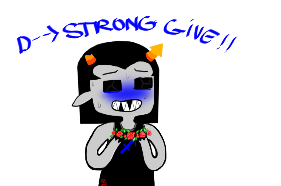 MSPA Booru - blush equius zahhak flower crown flowers ...