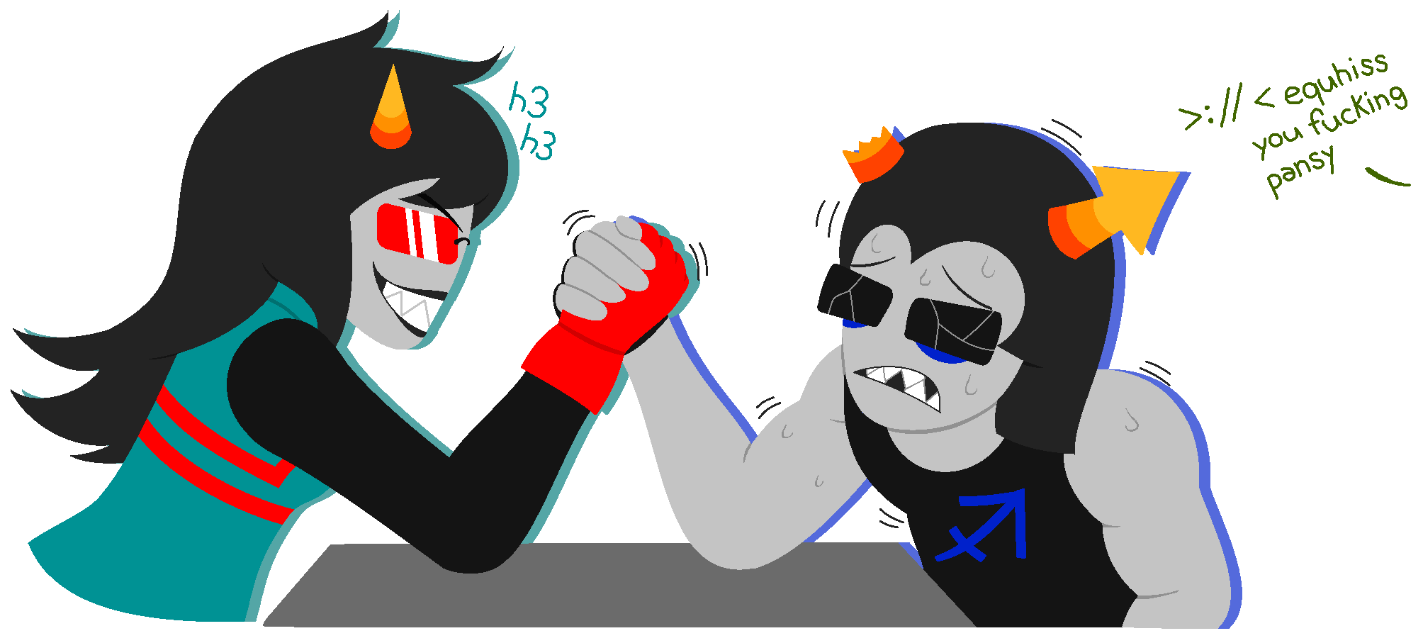 MSPA Booru - 2025 dancestors equius zahhak frigiddoctoratus fullres ...