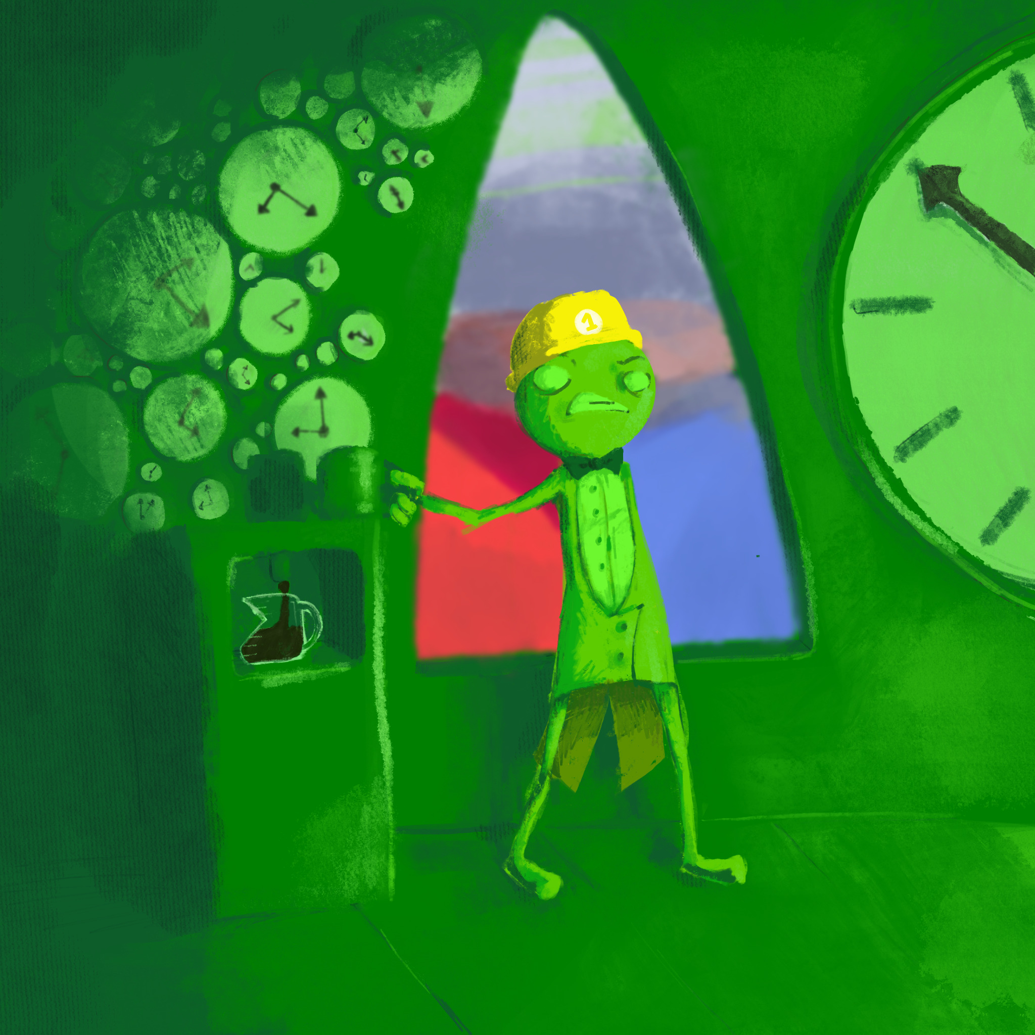 MSPA Booru - 2024 a-bouquet-of-lizards alternia beverage clock felt ...