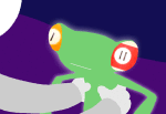 animated carrying epilepsy_warning final_frog fullres fusion head_out_of_frame image_manipulation jade_harley land_of_frost_and_frogs lord_english malleus_inferni pool_balls starter_outfit rating:Safe score:3 user:sync