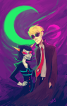 cities_in_dust clouds dave_strider fanfic_art green_moon pink_moon shelby suit terezi_pyrope rating:Safe score:5 user:sync