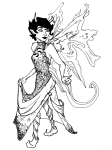 fancytier godtier grayscale kanaya_maryam lineart non_canon_design solo source_needed sourcing_attempted space_aspect sylph transparent rating:Safe score:3 user:sync