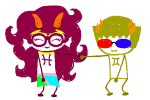 animated doodles feferi_peixes queen_bee redrom shipping sollux_captor rating:Safe score:1 user:sync