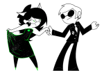3_in_the_morning_dress dave_strider dogtier four_aces_suited holding_hands jade_harley maci redrom shipping spacetime rating:Safe score:5 user:sync