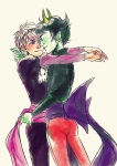 gash_sash kanaya_maryam redrom rose_lalonde rosemary rule63 shipping source_needed sourcing_attempted rating:Safe score:4 user:sync