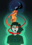 blood deleted_source dragon_cane godtier impalement light_aspect lulu no_glasses noose scourge_sisters starter_outfit terezi_pyrope thief vriska_serket rating:Safe score:9 user:Jogn_Ehbert