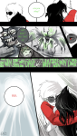 chiumonster comic dave_strider fanfic_art hug imp jade_harley red_baseball_tee redrom shipping spacetime starter_outfit underlings word_balloon rating:Safe score:7 user:Chocoboo