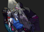 2013 blackrom bondage dancestors fullres hair_braid_sirens meenah_peixes multishipping redrom scourge_sisters shipping terezi_pyrope vriska_serket yoccu rating:Safe score:10 user:rudle