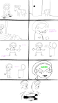 2021 comic deacon_blues drug_use grayscale highlight_color maplehoof meme parody rose_lalonde smoking starter_outfit text rating:Safe score:11 user:reversedRotation