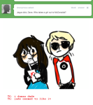 ask beverage dave_strider dress_of_eclectica inexact_source jade_harley leverets red_baseball_tee text rating:Safe score:2 user:Chocoboo