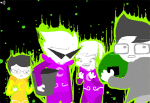 2012 alpha_kids animated back_angle bucket dirk_strider dreamself fullres image_manipulation jaggy_lines jake_english jane_crocker pastiche roxy_lalonde skulltop starter_outfit yorsh rating:Safe score:8 user:Edfan32
