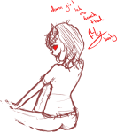 back_angle bloodtier highlight_color no_glasses solo terezi_pyrope rating:Safe score:1 user:Pie