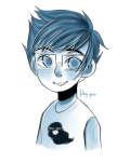 deleted_source fishy-puns headshot john_egbert limited_palette solo starter_outfit rating:Safe score:1 user:Pie