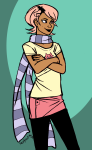arms_crossed fastpuck roxy's_striped_scarf roxy_lalonde solo starter_outfit rating:Safe score:3 user:nobooks