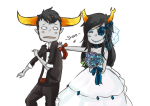babynarwhal blush flowers redrom shipping suit tavriska tavros_nitram vriska_serket rating:Safe score:2 user:Pie