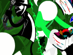 2016 animated artificial_limb blood cast_iron_horse_hitcher doc_scratch eyepatch felt_manor food jack_noir jaggy_lines omnia-volo scotty_dog spades_slick strife ~ath_book rating:Safe score:6 user:Mechanape